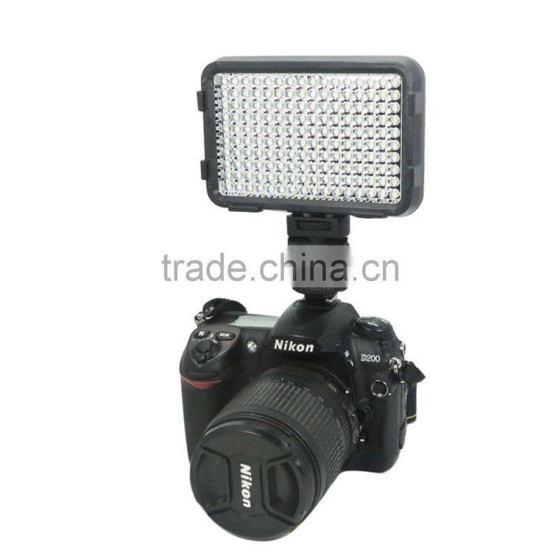 New Yellow White Blue XT-160 LED Light With Filter Hot Shoes Video Light Lamp for Canon DSLR Camera DV Camcorder 5000-5800K