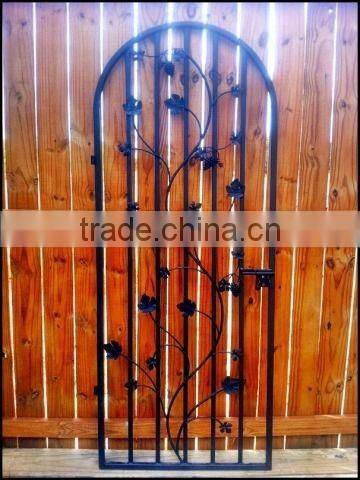 wrought iron decorative wine cellar door,customized size,hand-forged door