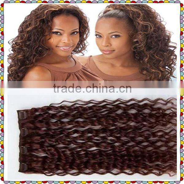 2014 New Arrival 100% Remy blonde 30 inch hair extensions clip in