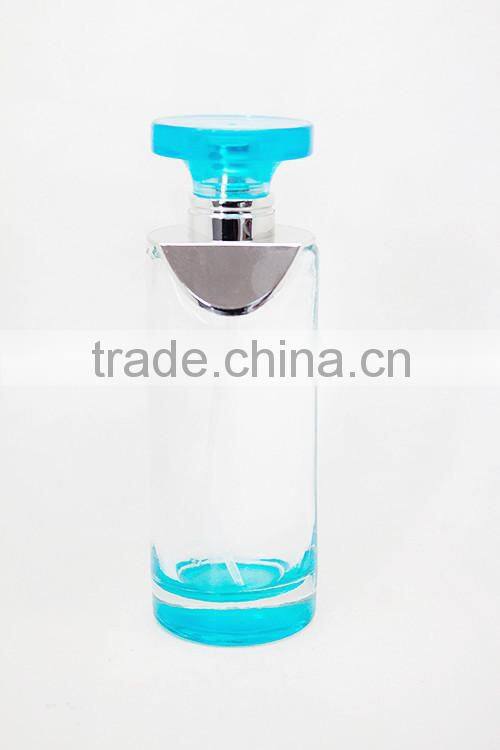Clear 80ml perfume refill bottle , glass bottle for perfume
