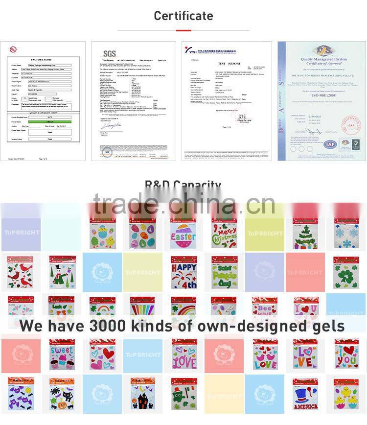 Halloween Jelly Window TPR Sticker