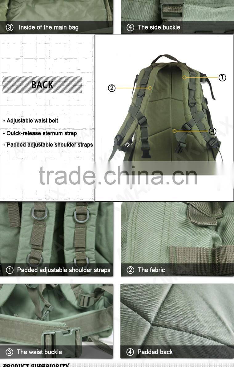 high quality army tactical outdoor bag
