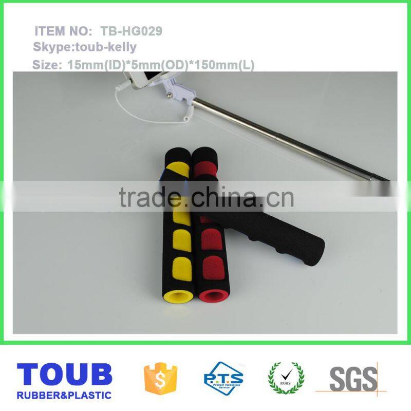 wholesale muti-colore soft rubber foam selfie stick handle bar grip