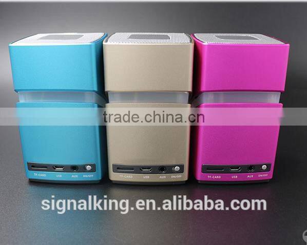 Manufacturer Wholesales 2015 Newest HIFI Mini Cube bluetooth speaker Wireless Speaker Handfree Call