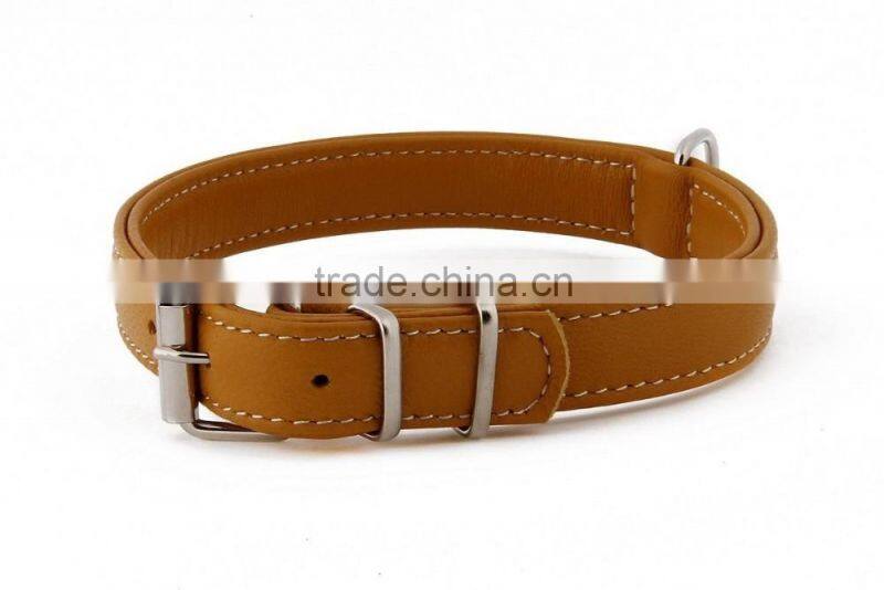 bulk dog collar belt factory supply leather dog leash made in china 2015