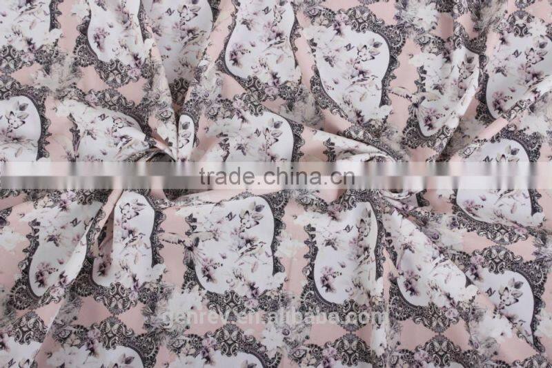 100% polyester digital print fabric made in china
