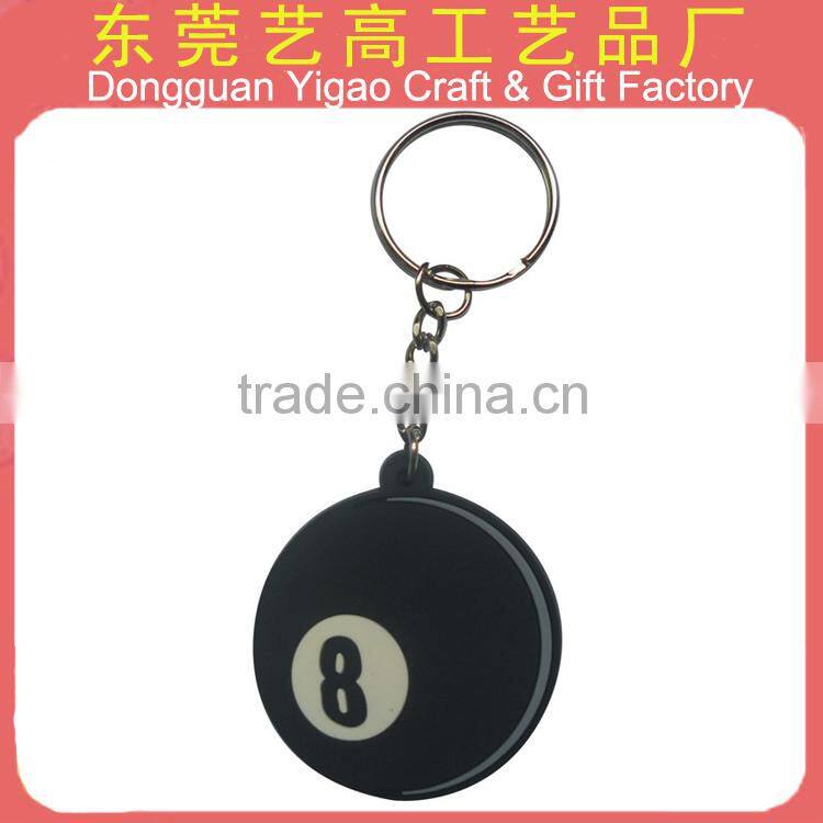OEM Soft plastic custom keychain design on promotional gifts market