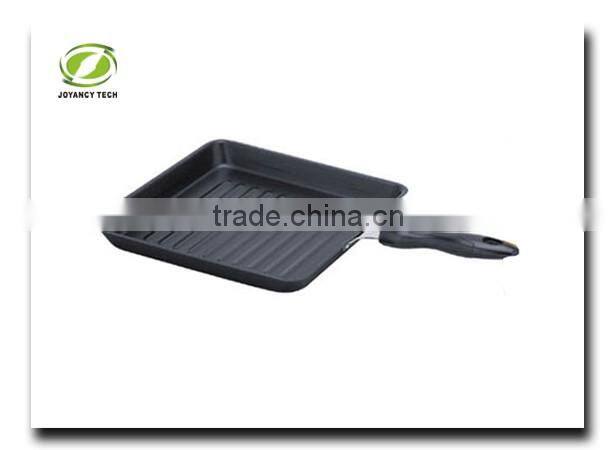 Aluminum Nonstick Press / Forged BBQ Square Frying Pan Grill Pan Skillet Non-stick Pan