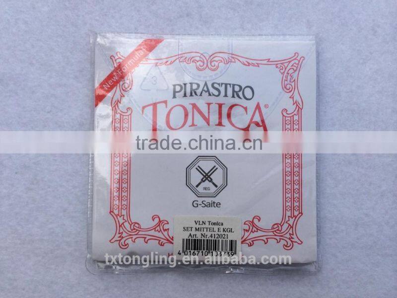 Best Selling PIRASTRO TONIKA Full Set Violin Viola Cello Strings Nylon Material