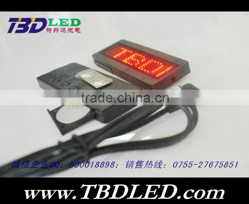 B721 red led name badge card,led name tags,12V led name card