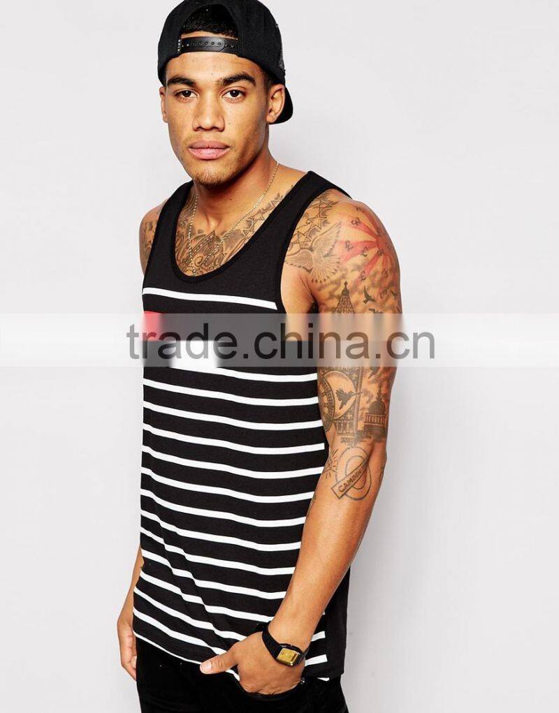 Men Street Wear Tank Top Sleeveless Summer T Shirt