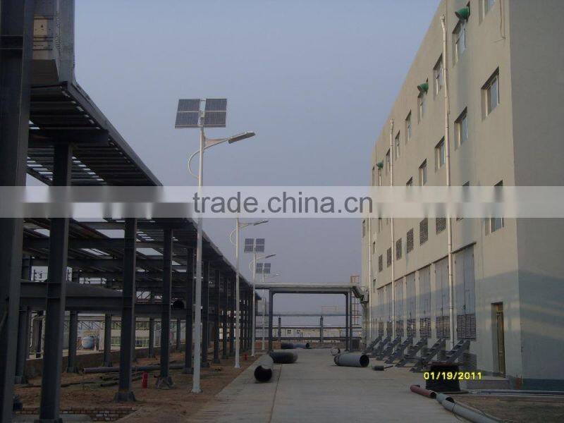 30w solar street light with 6m light pole, have CE ,TUV ,UL certificate , 2 years warranty