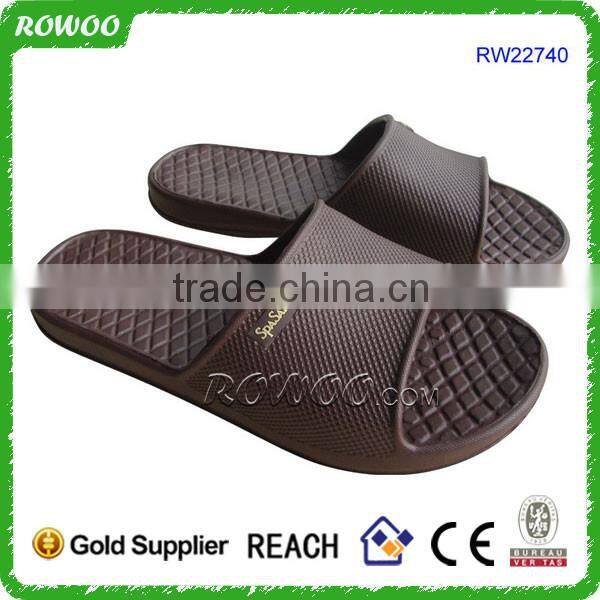 Hot sale Men's Flat EVA injection Hotel SPA Bathroom Slipper