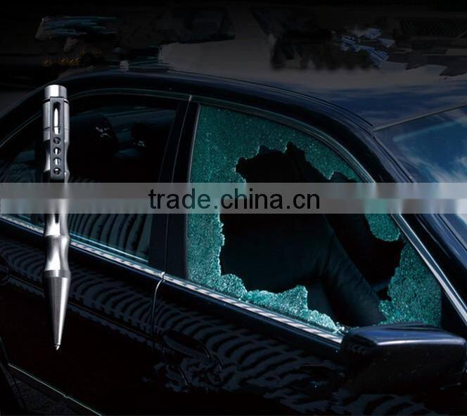 LED tactical pen , novelty windows broken tool as gift pen