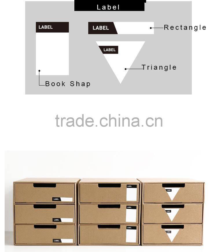China OEM logo printed multi-wall cardboard stroage box