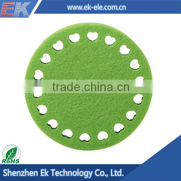 China wholesale custom colorful cute silicone cup mat