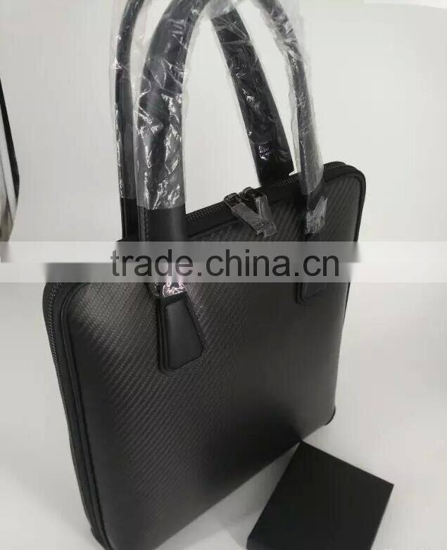 Men's Briefcase Matt Carbon Fiber Handbags