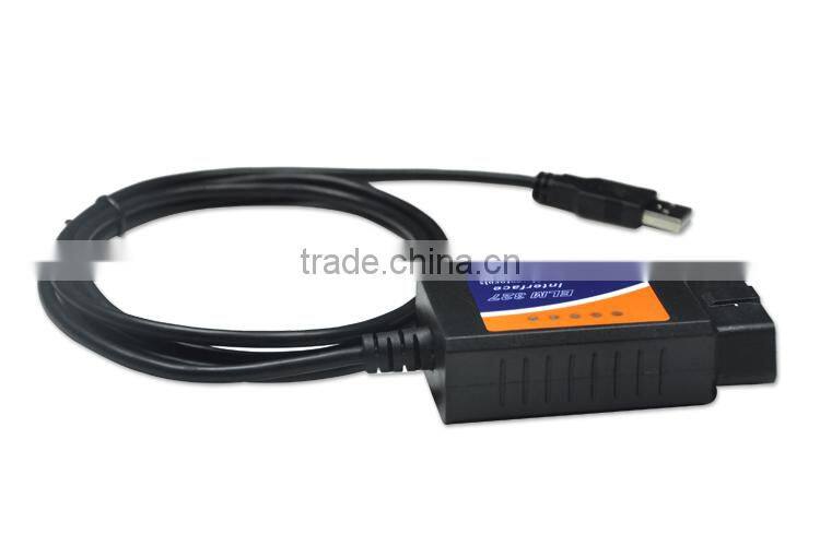 ELM327 USB , ELM327 V1.5 USB Diagnostic Scanner Auto Scanner OBD2 II Car Diagnostic Tool Auto Scan Tool Fast Shipping!