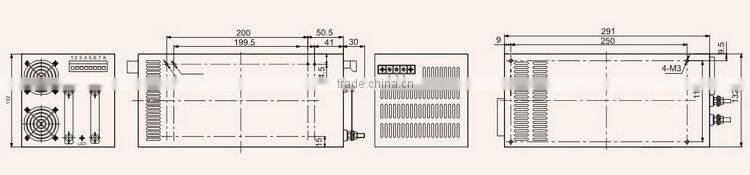 SCN-1500-24 1500W 24V 62.5A modern professional led driver 24v