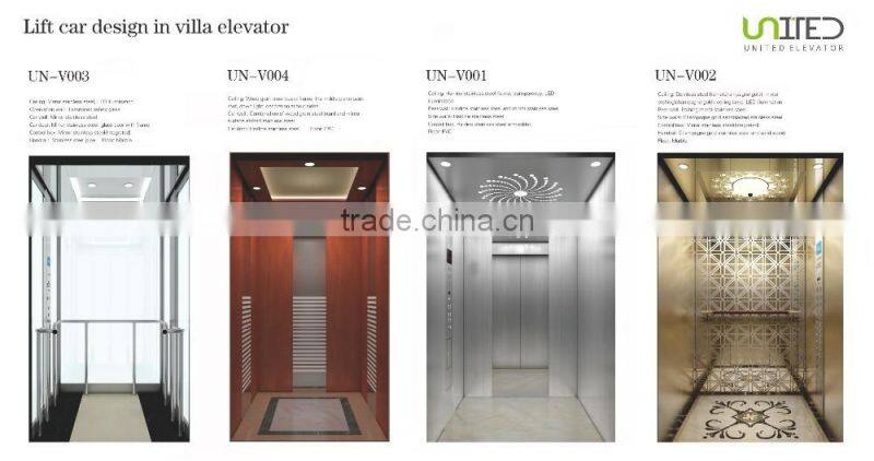 Safe highly efficient residential home 4 person passenger lift