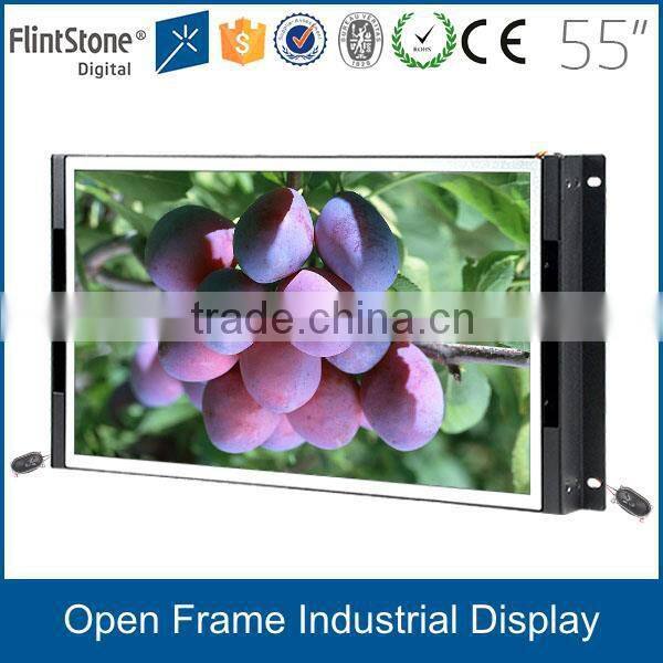 32"42" 55" lcd VGA wall mount monitor, signal input lcd advertising tv wide screens, large screen karaoke video monitor