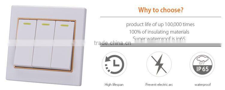 Top selling CE 86mm indoor switch