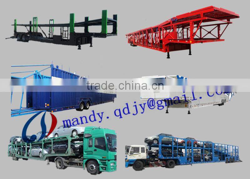 Best selling Aotong brand 2 axle car carrier semi trailer with light weight