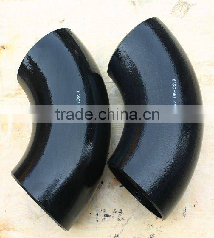 carbon steel seamless elbow&45&90D BUTT WELD pipe fittings