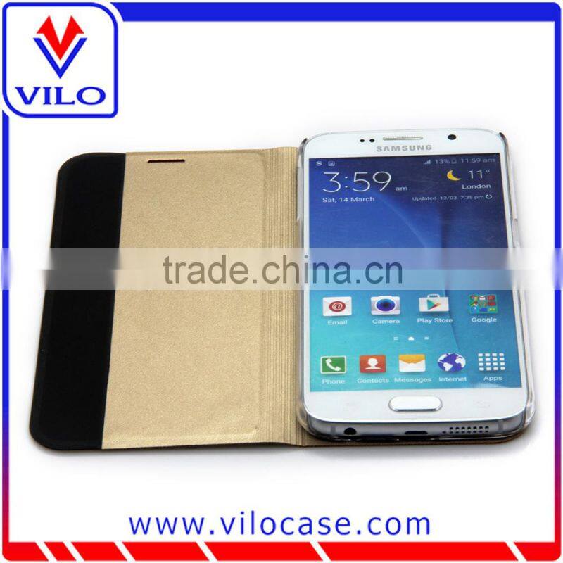 slim smart leather cover for Samsung S6