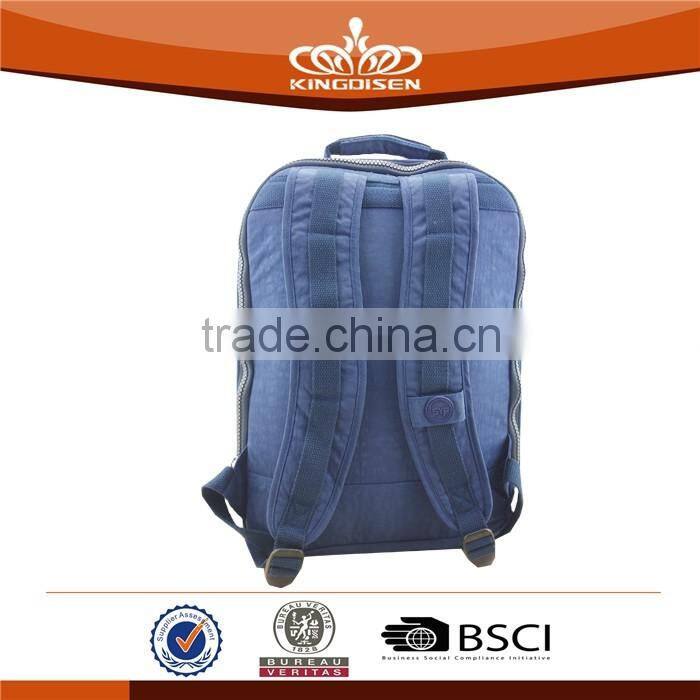 Large capacity durable washer wrinkle fabric computer backpack
