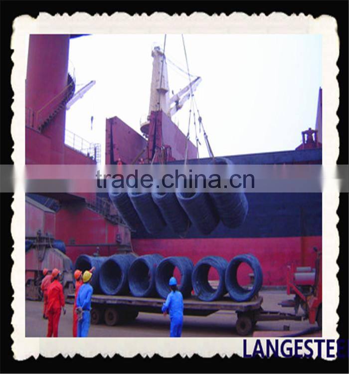 low carton steel rod galvanized 5.5mm wire rod 6.5mm iron rods