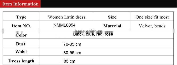 2016 High quality women new multi-layer tassel Latin dance dress cheap latin dance skirt for sale