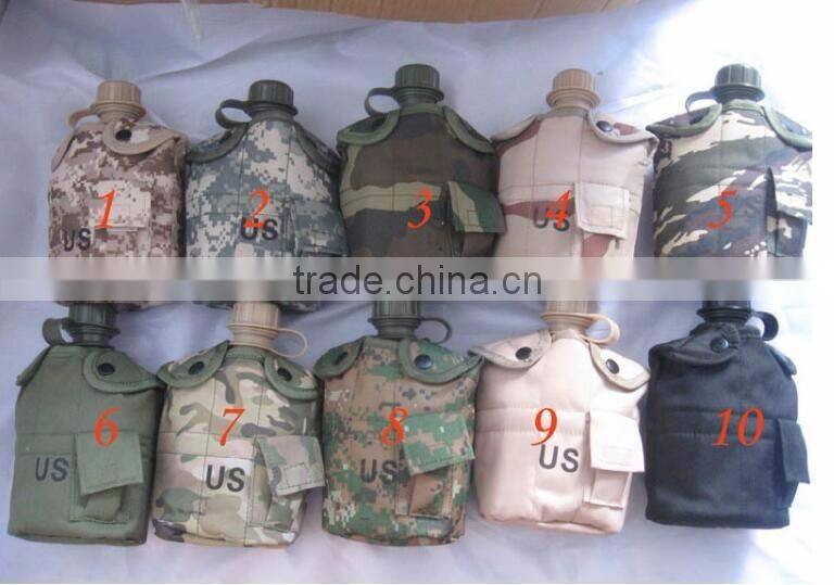 US army water bottle military water canteen Army Canteen Soldier Canteen 3 Piece 1 Quart Canteen Kit With Cover & Aluminum Cup