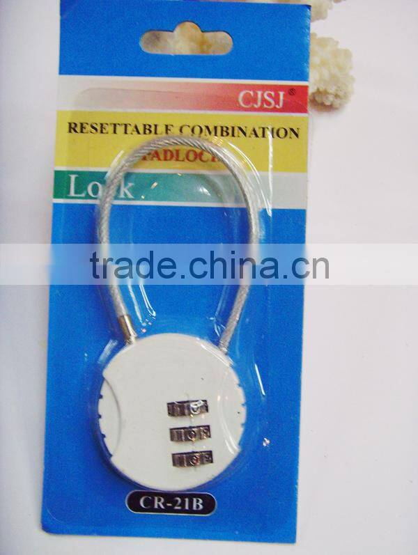 CH-21B new design metal password small cable lock