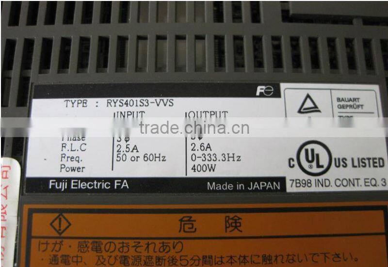 USED servo driver RYS401S3-VVS 400W warranty