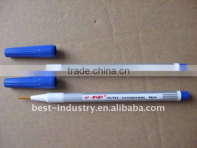 High tech disappearing ink pen for garments and shoes