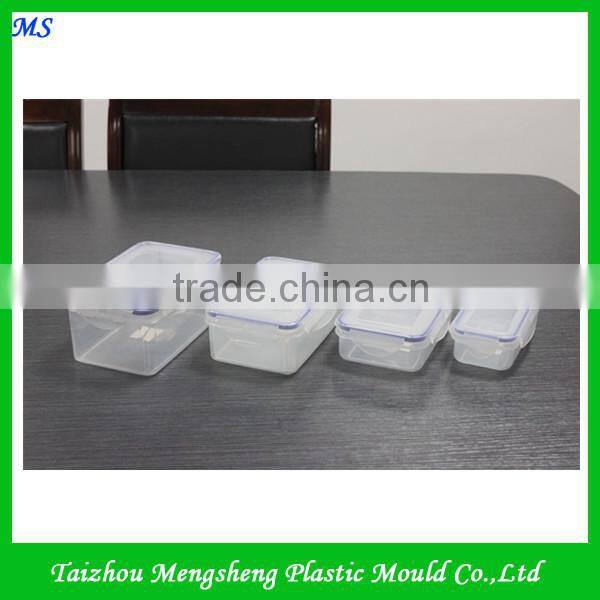 High Quality Food Box with Four Side Locks Mold