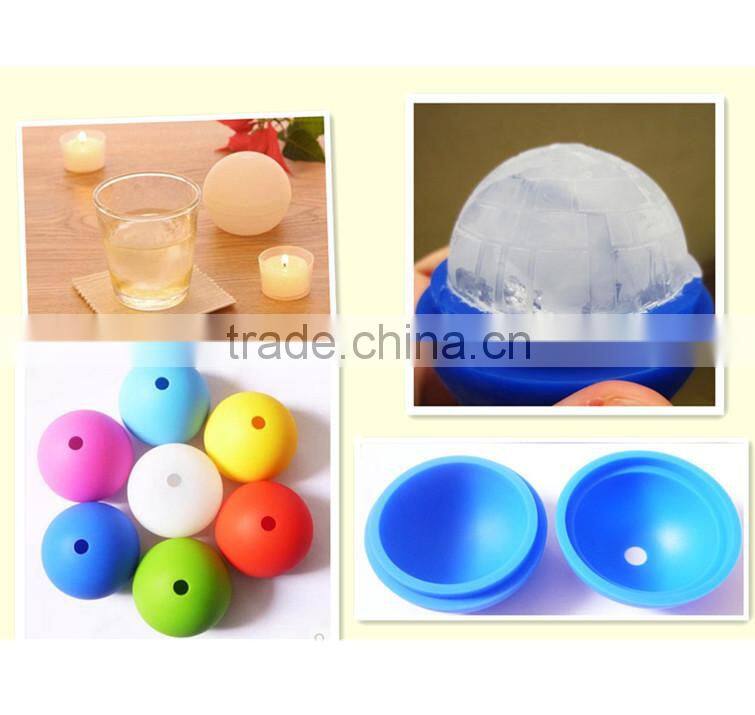 2014 funny mini silicone ball shaped ice cube tray wholesale