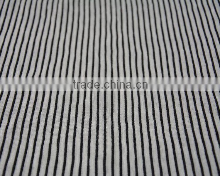Jiufan Textile Design Cut & Sew Fabric Knitting Hacci Fabric Stripe Fabric Rayon Polyester Spandex Fabric