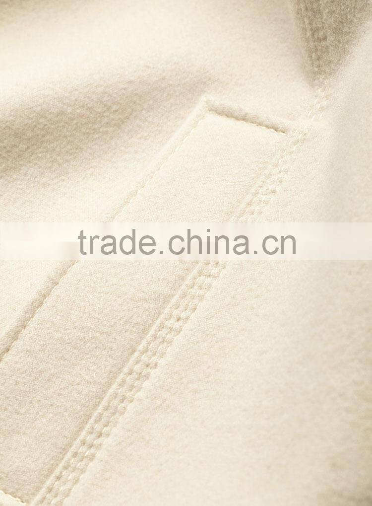 2015 European Fashion Women Stone Collar Swing Winter Coat