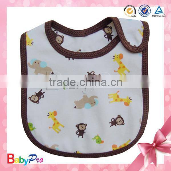 2014 Hot Sale Stylish Soft Customized Waterproof Silicone Baby Bibs Wholesale