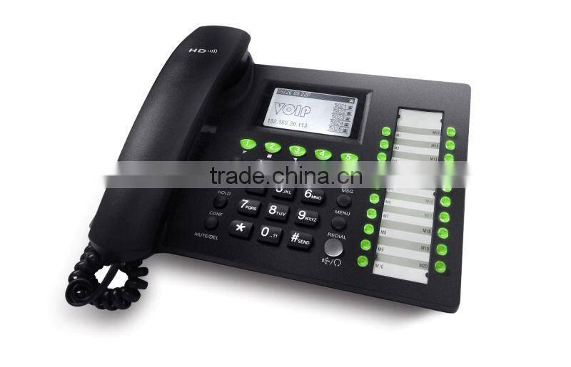 New Arrival for Business IP Phone with 5 SIP Accounts SK652W with good quality