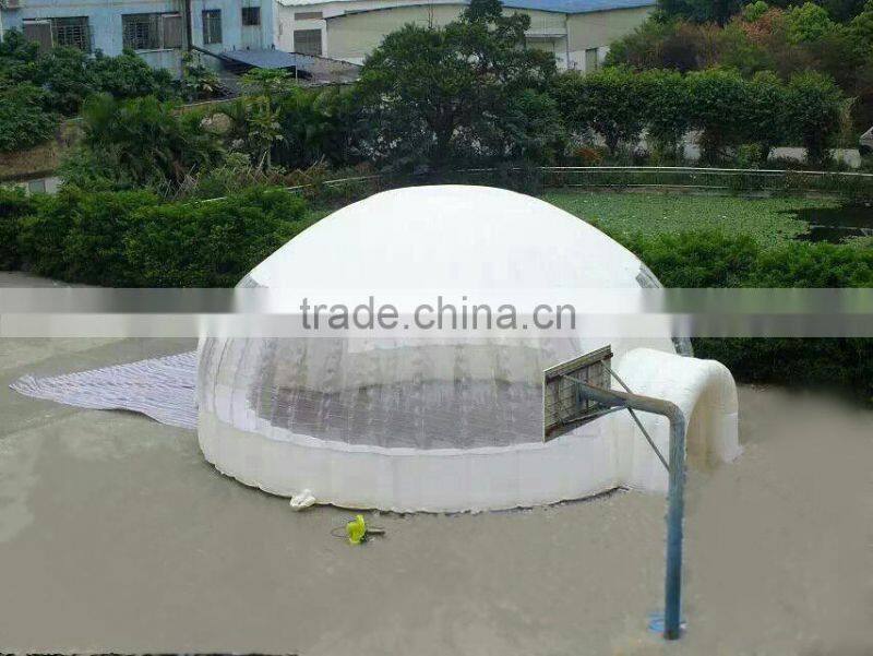 Outdoor Gaint Clear inflatable marquee for party