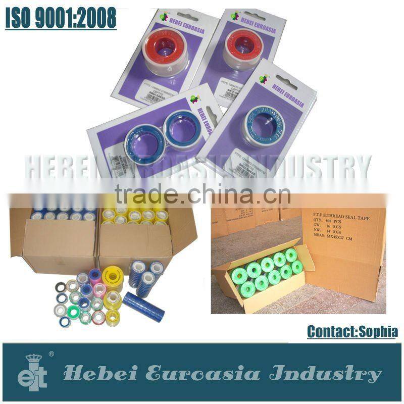 Red Color Shell 100% PTFE Seal Tape for Plumbing Plumber