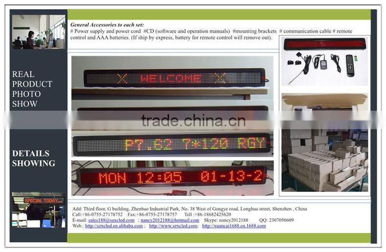 CE RoHS P5-64x192RGB (320X960mm) Video LED taxi Top/Roof advertising LED display sign/module/screen/panel