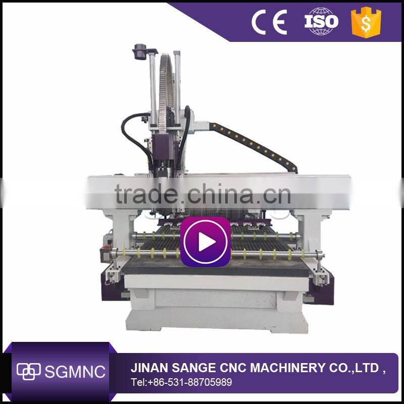 Sange auto tool changer linear 8 tools ATC cnc router , 3d wood carving machine for sale