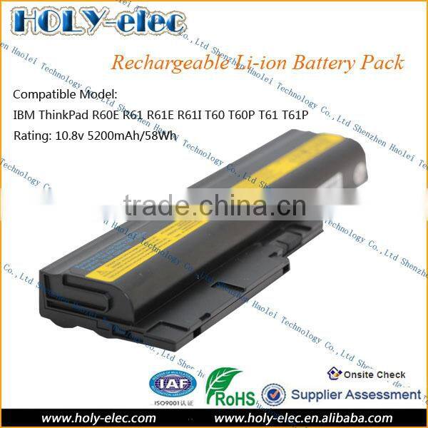 Grand A 6 Cells Battery For IBM ThinkPad Laptop R60E R61 R61E R61I T60 T60P T61 T61P