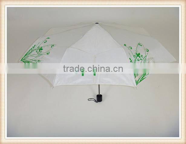 21'' folding promotional umbrella with company logo from China
