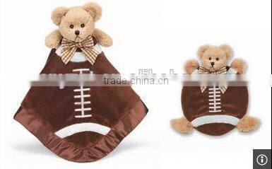OEM soft baby doll shape blanket love you / baby soft doll toy blankets
