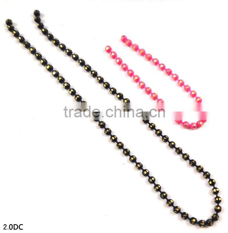 Colourful Brass Ball Chain